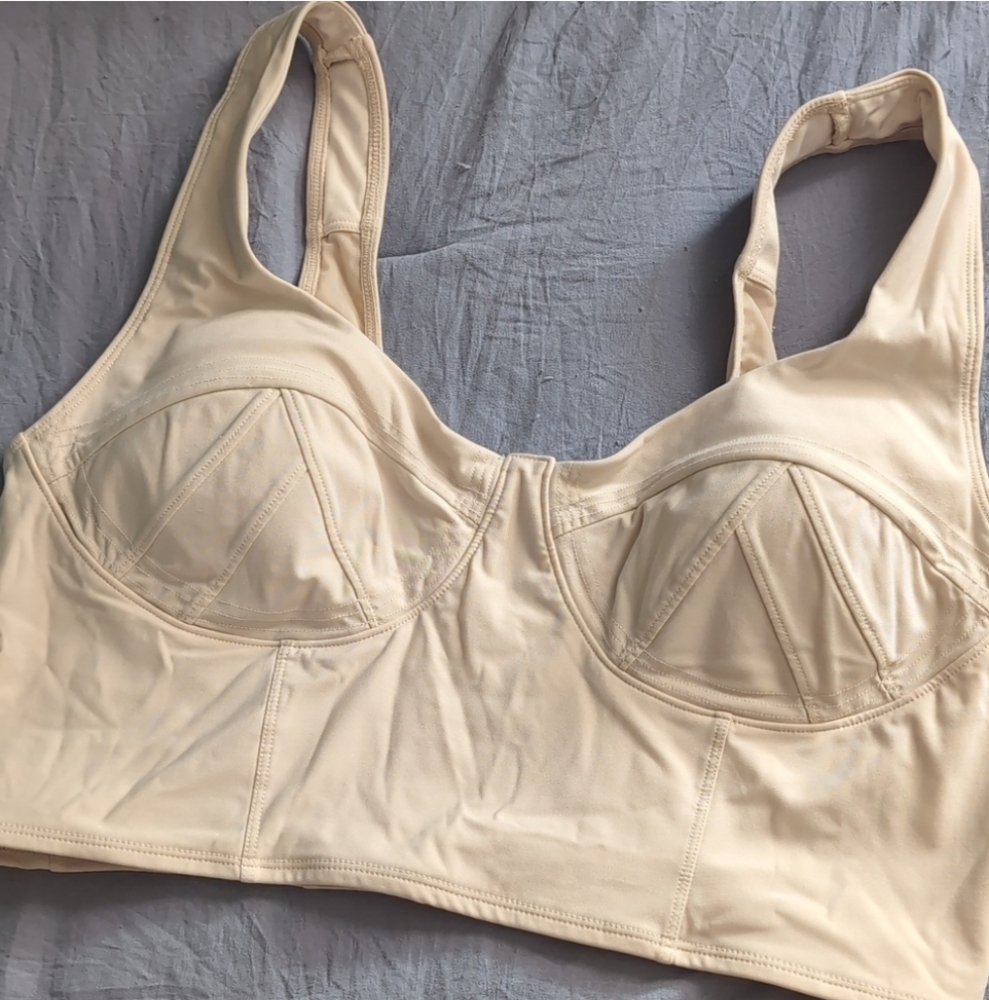 Fabletics Corset-Bustier Style Sports Bra/Xl